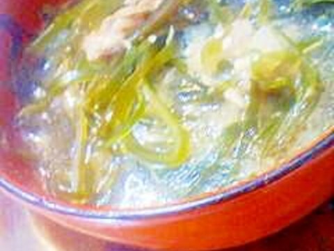 牛肉と切り昆布のスープ